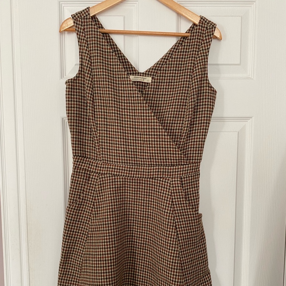Meemoza very cute jumper dress. Wool, made in Montreal.